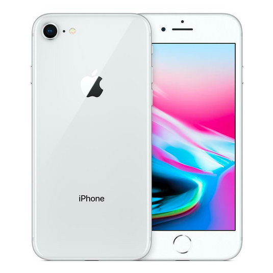 iPhone 8 silver ricondizionato con 12 mesi di garanzia